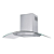 Coifa de Parede Consul 90 cm Inox 5 e 6 bocas com design em vidro e aviso lavar filtro (CAP90AR) - Imagem 2