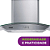 Coifa de Parede Consul 90 cm Inox 5 e 6 bocas com design em vidro e aviso lavar filtro (CAP90AR) - Imagem 8