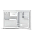 Frigobar Electrolux 47L Efficient com Controle de Temperatura Cor Branca (EM50) - Imagem 3