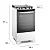 Fogão 4 bocas Electrolux Branco Efficient com Mesa Inox, PerfectCook e VaporBake (FE4IB) - Imagem 2
