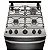 Fogão 4 bocas Electrolux Branco Efficient com Mesa Inox, PerfectCook e VaporBake (FE4IB) - Imagem 4