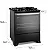 Fogão 5 bocas Electrolux Preto Experience Mesa de Vidro, PerfectCook e VaporBake (FE5GP) - Imagem 2