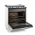 Fogão 5 bocas Electrolux Branco Efficient com Mesa Inox, PerfectCook e VaporBake (FE5IB) - Imagem 3