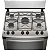 Fogão 5 bocas Electrolux Cinza Efficient com Mesa Inox, PerfectCook e VaporBake (FE5IC) - Imagem 4