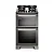 Fogão 4 bocas Electrolux Cinza Experience com Mesa de Vidro (FE4DC) - Duplo Forno e PerfectCook360 - Imagem 1