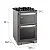 Fogão 4 bocas Electrolux Cinza Experience com Mesa de Vidro (FE4DC) - Duplo Forno e PerfectCook360 - Imagem 2