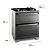 Fogão 5 bocas Electrolux Cinza Expert Função Air Fryer, 2 Fornos, Grill e Timer (FE5AD) - Imagem 2