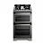 Fogão 4 bocas Electrolux Cinza Expert 2 Fornos, Função Air Fryer, Grill e Timer (FE4AD) - Imagem 1