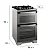 Fogão 4 bocas Electrolux Cinza Expert 2 Fornos, Função Air Fryer, Grill e Timer (FE4AD) - Imagem 2
