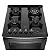 Fogão 4 bocas Electrolux Cinza Expert 2 Fornos, Função Air Fryer, Grill e Timer (FE4AD) - Imagem 4