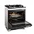 Fogão 5 bocas Electrolux Cinza Expert Função Air Fryer, Mesa Vidro, Grill e Timer (FE5AP) - Imagem 3