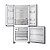 Geladeira Inteligente B= Smart 3 Portas French Door Frost Free 630L Inox Brastemp - BRO88AK - Imagem 4