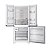 Geladeira Inteligente B= Smart 3 Portas French Door Frost Free 630L Branca Brastemp - BRO88AB - Imagem 4