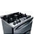 Fogão Brastemp 5 Bocas Duplo Forno Cor Inox com Mesa de Vidro e Touch Timer com Autodesligamento - BFD5VCR - Imagem 4