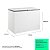 Freezer Horizontal Consul 2 Portas 410 Litros Branco - CHB42MB - Imagem 2