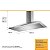 Coifa de Parede Consul 90cm Inox Piramidal 5 e 6 Bocas com Duplo Filtro - CA090BR - Imagem 2