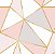 Papel de Parede Adesivo Vinilico Sala Quarto Zara Rose Gold - Imagem 2
