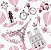 Papel de Parede Adesivo Vinil Lavável Quarto Menina Rosa Paris Romantico - Imagem 4