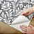 Papel de Parede Adesivo Vinil Quarto Sala Cinza Provençal Floral Elegante - Imagem 4