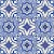 Papel de Parede Vinil Autocolante Azulejo Português Azul Retrô Cozinha - Imagem 3