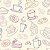 Papel de Parede Adesivo Vinil Cozinha Doce Cupcake Cafeteria - Imagem 3
