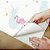 Papel de Parede Adesivo Vinil Flamingos e Abacaxis Rosa Turquesa Quarto Cozinha - Imagem 4