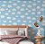 Papel de Parede Adesivo Vinil Quarto Bebê Céu Azul Nuvens Fofo - Imagem 2