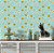 Papel de Parede Adesivo Vinil Flor Margaridas Jardim Turquesa Sala Quarto Cozinha - Imagem 2