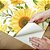 Papel de Parede Adesivo Vinil Girassois Amarelo Aquarela Vintage Cozinha Lavabo - Imagem 4