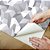 Papel de Parede Adesivo Vinil Géométrico Forma 3D Cinza e Branco Sala Quarto - Imagem 4