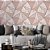 Papel de Parede Adesivo Vinil Zara Mármore Rosa Gold Sala Quarto - Imagem 1