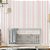 Papel de Parede Adesivo Vinil Listra Rosa Cinza Listrado Quarto Bebe Sala - Imagem 2
