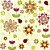 Papel de Parede Adesivo Vinil Flor Joaninha Colorido Sala Quarto Bebe - Imagem 3