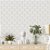 Papel de Parede Adesivo Vinil Arabesco Provençal Cinza Claro Sala Quarto - Imagem 2