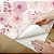 Papel de Parede Adesivo Vinil Sala Flores Tons Lilas Rosa - Imagem 4