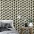 Papel de Parede Adesivo Vinil Geométrico Mosaico 3D Dourado Linhas Sala Quarto - Imagem 1