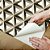 Papel de Parede Adesivo Vinil Geométrico Mosaico 3D Dourado Linhas Sala Quarto - Imagem 4