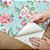 Papel de Parede Adesivo Vinil Rosa Floral Azul Bolinhas Vintage Sala Quarto - Imagem 4