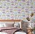 Papel de Parede Adesivo Vinil Arco Iris Nuvens Colorido Fofo Quarto Infantil Menina - Imagem 1