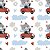 Papel de Parede Adesivo Vinil Gatinho Carro Nuvens Coração Fofos Quarto Infantil - Imagem 3