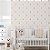 Papel de Parede Adesivo Vinil Floral Flores Rosa Bolinhas Fofo Vintage Sala Quarto Meninas - Imagem 2