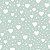 Papel de Parede Adesivo Vinil Coração Branco Verde Fofo Quarto Menina - Imagem 3