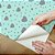 Papel de Parede Adesivo Vinil Corações Cinza Verde Quarto Meninas Infantil - Imagem 4