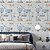 Papel de Parede Adesivo Vinil Balão Barco Listra Azul Quarto Infantil Bebe - Imagem 1