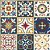 Papel de Parede Adesivo Vinil Azulejo Português Vintage Colorido Cozinha Lavabo - Imagem 3