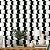 Papel de Parede Adesivo Vinil Onda Preto Branco 3D Sala Quarto - Imagem 2