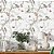 Papel de Parede Adesivo Vinil Passáro Flor Realismo Vintage Cozinha Sala - Imagem 1