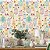 Papel de Parede Adesivo Vinil Gaiola Passaros Color Quarto Cozinha Sala - Imagem 2