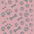 Papel de Parede Adesivo Vinil Patas Cachorro Osso Rosa Quarto Menina Petshop - Imagem 3