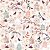 Papel de Parede Adesivo Vinil Passarinhos Rosa Ramos Vintage Quarto Sala Cozinha - Imagem 4